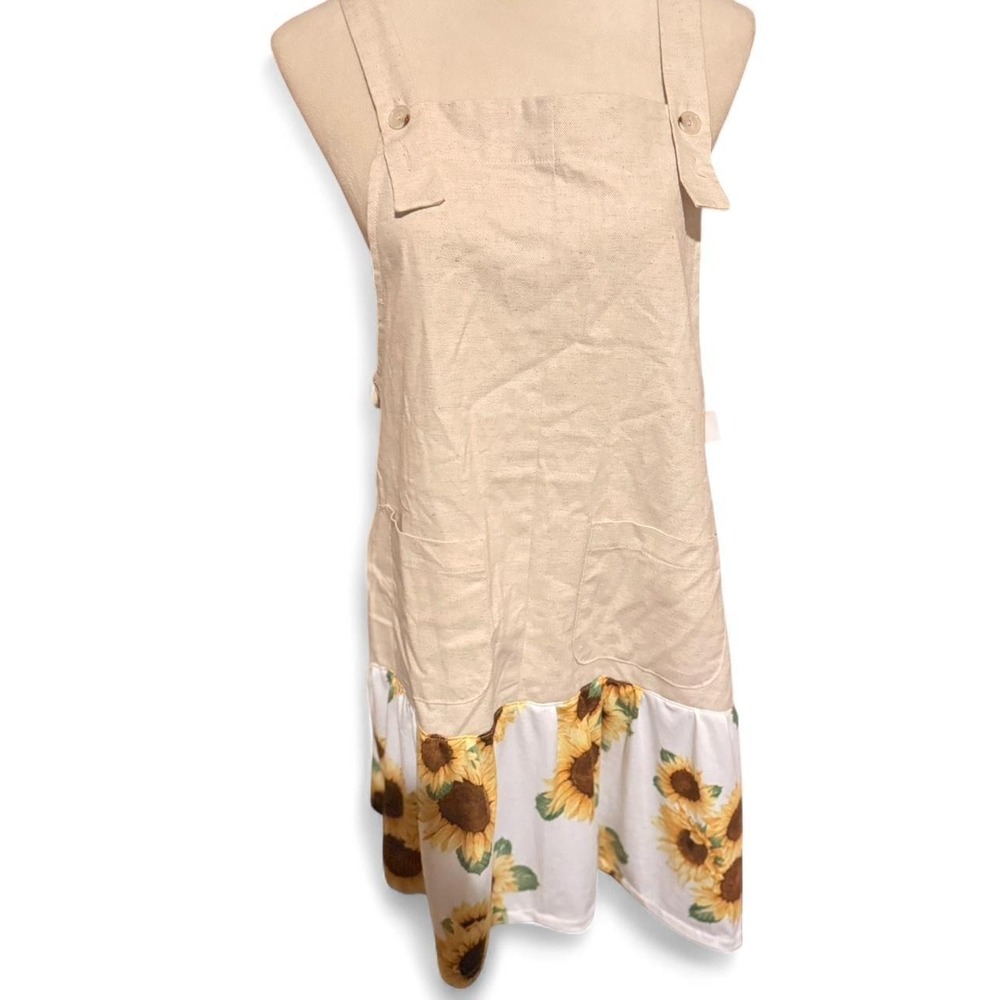 Gilli cream sunflower dress Size L